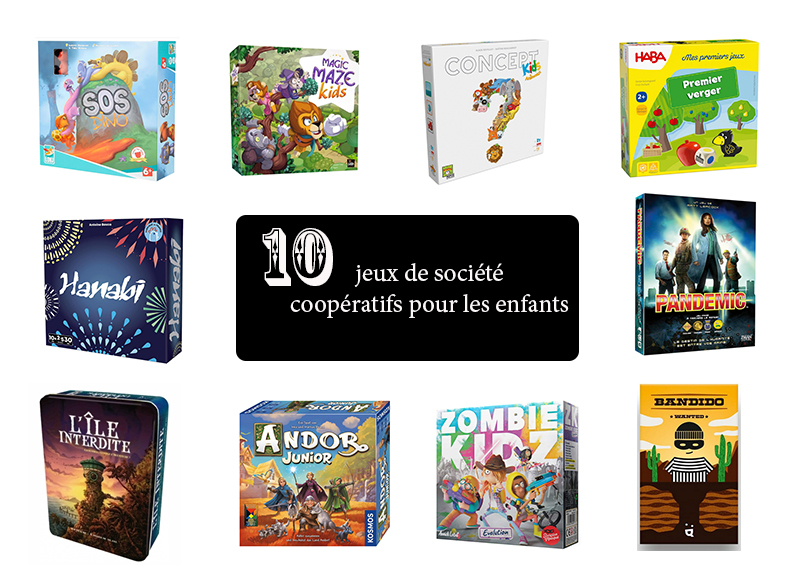 Top 10 jeux coopératifs pour les enfants de 2 à 10 ans