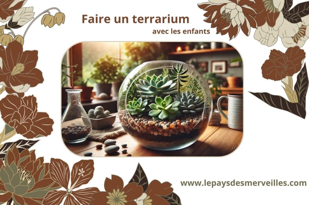 Faire un terrarium avec les enfants