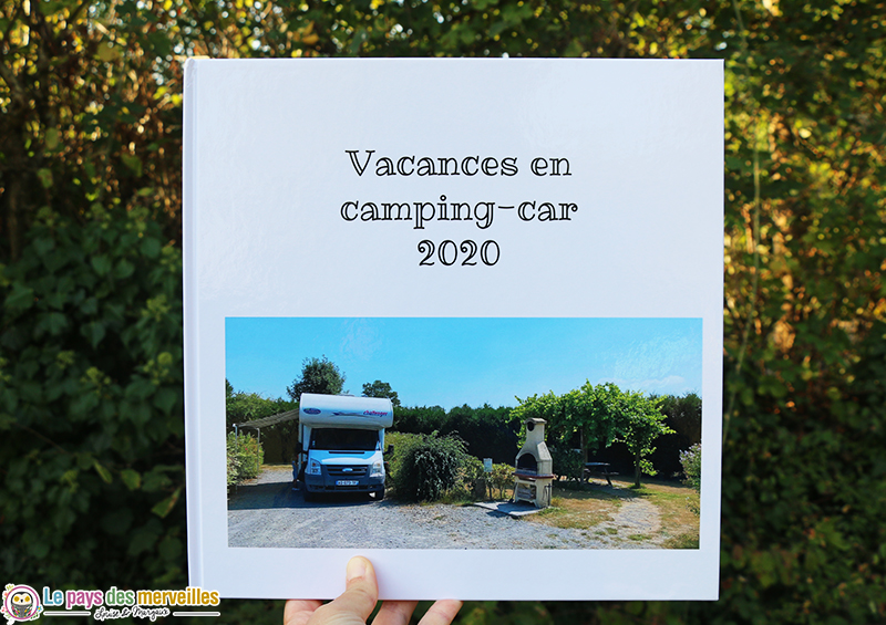 Un livre photo souvenirs de nos vacances en camping-car (avec CEWE)