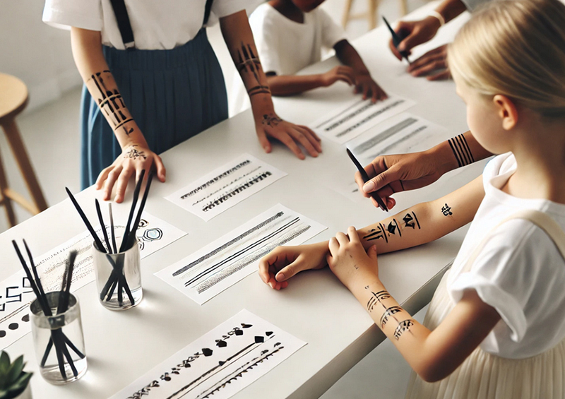 tatouages pour enfants éphémères